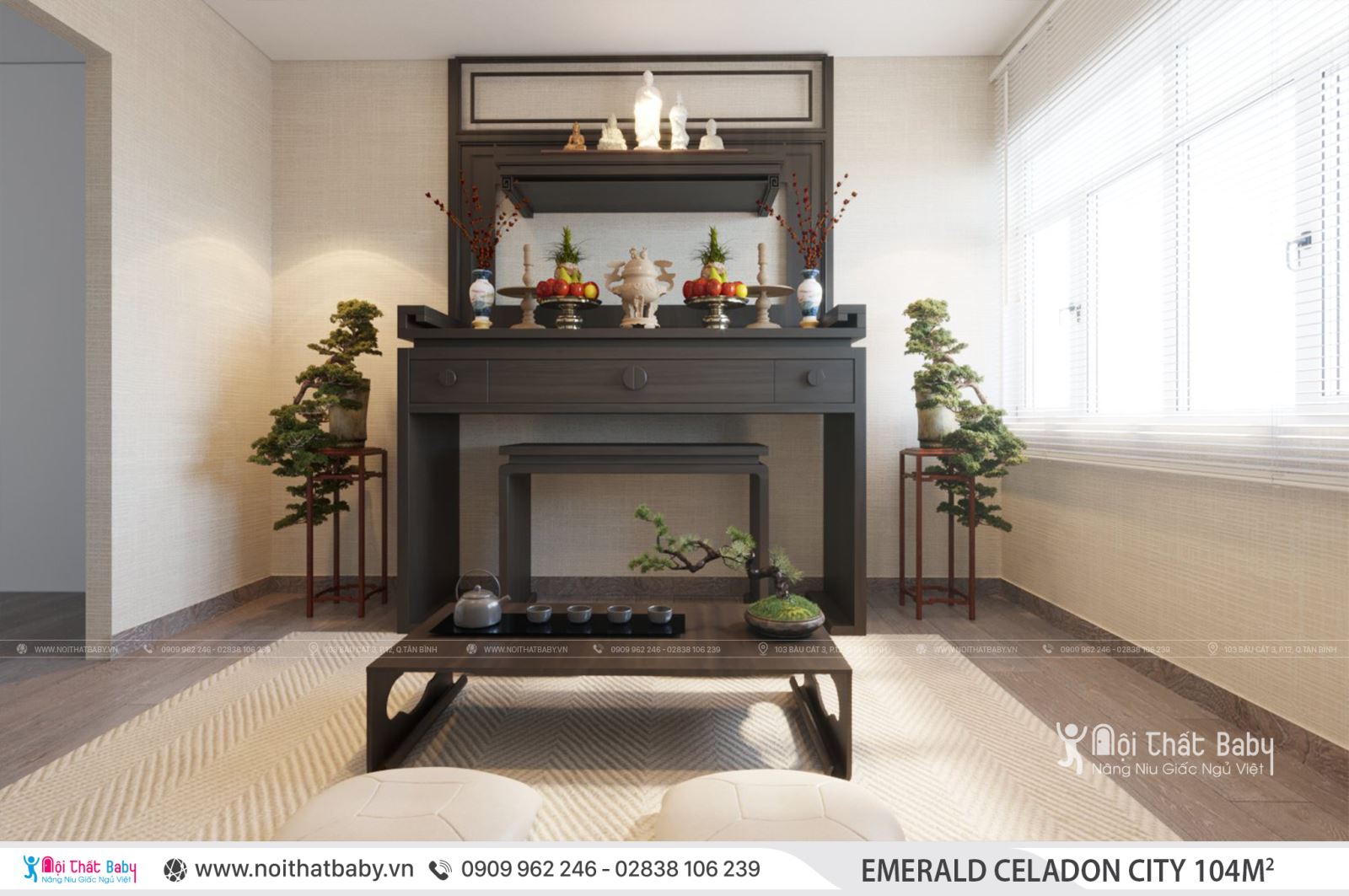 Tổng hợp các mẫu thiết kế nội thất Chung cư Emerald Celadon City